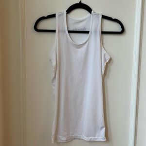 Tesla Women's White Logo Workout Tank Top Size XS